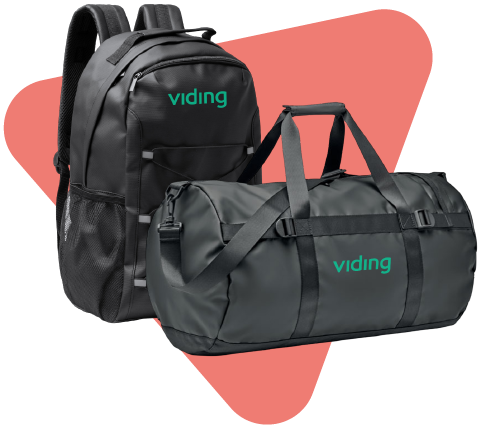 Regalo bolsa o mochila premium en viding Valladolid
